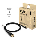 CLUB3D CAC-1559 video cable adapter 39.4" (1 m) USB Type-C DisplayPort Black