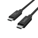 Belkin INZ004BT2MBK USB cable USB4 Gen 2x2 78.7" (2 m) USB C Black