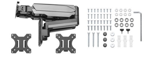 Siig CE-MT2M12-S1 monitor mount / stand 32" Black Wall