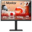 LG 27BA650-B computer monitor 27" 1920 x 1080 pixels Full HD LCD Tabletop Black