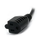 StarTech.com PAC100 power cable Black 11.8" (0.3 m) C14 coupler NEMA 5-15R