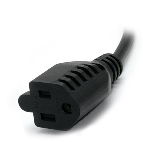 StarTech.com PAC100 power cable Black 11.8" (0.3 m) C14 coupler NEMA 5-15R