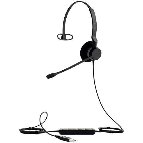 Jabra 2393-829-109 headphones/headset Wired Head-band Office/Call center USB Type-A Black