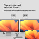 Belkin INC015BTSGY laptop dock/port replicator Wired USB 3.2 Gen 1 (3.1 Gen 1) Type-C Gray