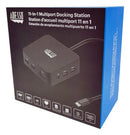 Adesso AUH-4050 laptop dock/port replicator Wired USB 3.2 Gen 1 (3.1 Gen 1) Type-C Black