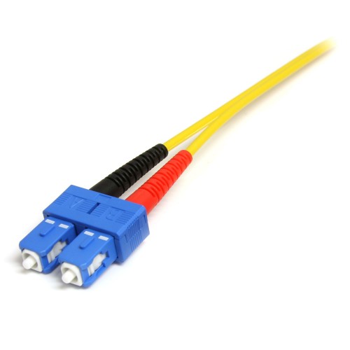 StarTech.com SMFIBLCSC4 InfiniBand/fibre optic cable 157.5" (4 m) LC SC Yellow