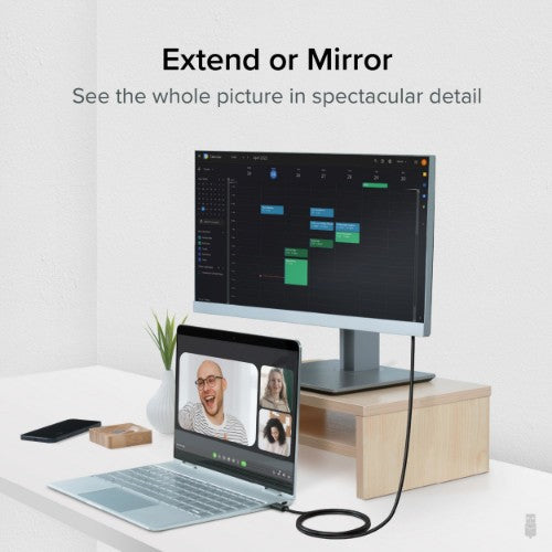 Plugable Technologies USBC-DP video cable adapter 70.9" (1.8 m) USB Type-C DisplayPort Black