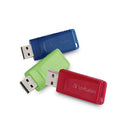 Verbatim 98703 USB flash drive 8 GB USB Type-A 2.0 Blue, Green, Red
