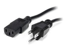 StarTech.com PXT10115 power cable Black 179.9" (4.57 m) NEMA 5-15P C13 coupler