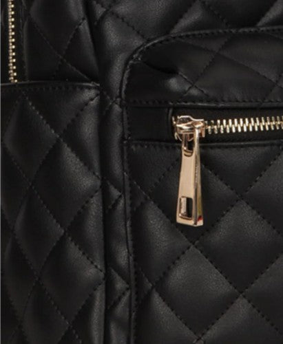 Eco Style St. Tropez Mini backpack City backpack Black Polyurethane (PU)