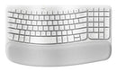 Logitech Wave Keys keyboard Universal RF Wireless + Bluetooth QWERTY English White