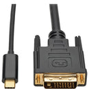 4XEM 4XUSBCDVI6B video cable adapter 71.7" (1.82 m) USB Type-C DVI Black