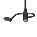 StarTech.com RLTCUB1MBK USB cable USB 2.0 39.4" (1 m) USB A Micro-USB B Black