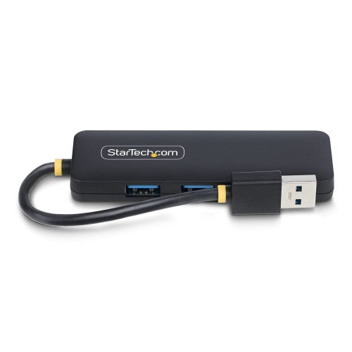 StarTech.com H5A4A-USB-HUB interface hub USB 3.2 Gen 1 (3.1 Gen 1) Type-A 5000 Mbit/s Black