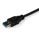 StarTech.com USB3S2SAT3CB laptop dock/port replicator Black