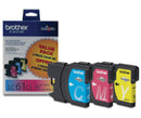 Brother LC613PKS ink cartridge 3 pc(s) Original Standard Yield Cyan, Magenta, Yellow