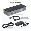 StarTech.com DK30C2DPEPRN laptop dock/port replicator Wired USB 3.2 Gen 2 (3.1 Gen 2) Type-C Gray