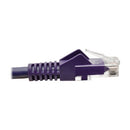 Tripp Lite N201-002-PU networking cable Purple 23.6" (0.6 m) Cat6 U/UTP (UTP)