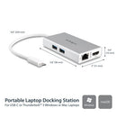 StarTech.com DKT30CHPDW laptop dock/port replicator Wired USB 3.2 Gen 1 (3.1 Gen 1) Type-C Silver, White