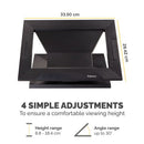 Fellowes Designer Suites Laptop stand Black 17"
