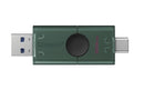 Kingston Technology DataTraveler DuoG2 USB flash drive 128 GB USB Type-A / USB Type-C 3.2 Gen 1 (3.1 Gen 1) Black, Green