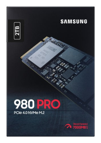 Samsung 980 PRO 2 TB M.2 PCI Express 4.0 NVMe V-NAND MLC