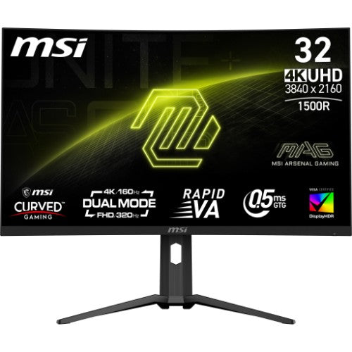 MSI MAG 321CUPDF computer monitor 31.5" 3840 x 2160 pixels 4K Ultra HD LCD Black