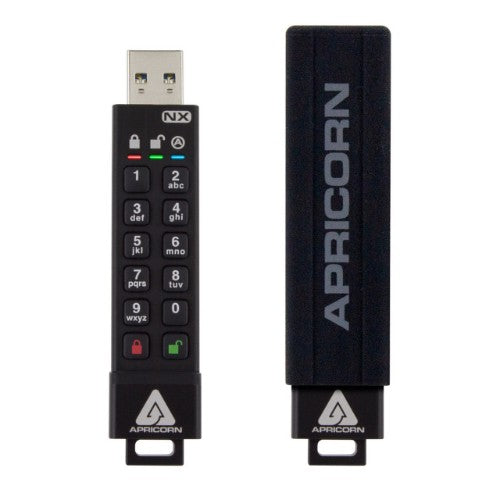 Apricorn Aegis Secure Key 3NX USB flash drive 4 GB USB Type-A 3.2 Gen 1 (3.1 Gen 1) Black