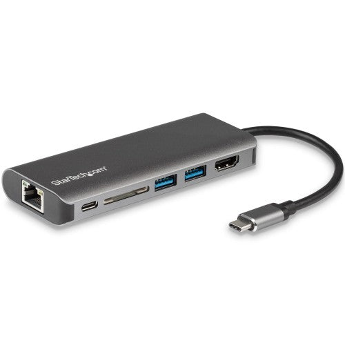 StarTech.com DKT30CSDHPD laptop dock/port replicator Wired USB 3.2 Gen 1 (3.1 Gen 1) Type-C Black, Gray