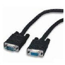 4XEM 50ft VGA HD15 M/F VGA cable 600" (15.2 m) VGA (D-Sub) Black