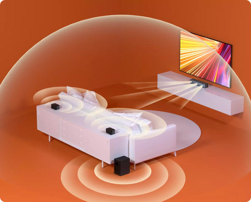 Ultimea Poseidon D60 Black 5.1 channels