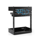 StarTech.com RK12WALLOA rack cabinet 12U Wall mounted rack Black