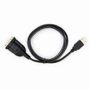 Rocstor Y10C898-B1 serial cable Black 39.4" (1 m) USB Type-A DB-9