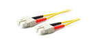 AddOn Networks 3m SC/SC SMF InfiniBand/fibre optic cable 118.1" (3 m) Yellow
