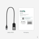 Plugable Technologies USB2-2PORT interface hub USB 2.0 480 Mbit/s Black