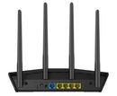 ASUS RT-AX1800S wireless router Gigabit Ethernet Dual-band (2.4 GHz / 5 GHz) Black
