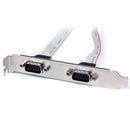 StarTech.com 2 IDC - 2 DB-9, F/M 2 x DB-9 2 x IDC Silver, White