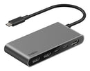 Belkin AVC022FQSGY interface hub USB Type-C 5000 Mbit/s Gray