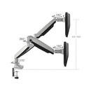 Siig CE-MT2E12-S1 monitor mount / stand 32" Silver Desk