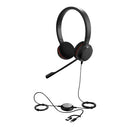Jabra Evolve 20 Headset Wired Head-band Office/Call center USB Type-C / USB Type-A Black