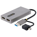 StarTech.com 107B-USB-HDMI USB graphics adapter 3840 x 2160 pixels Gray