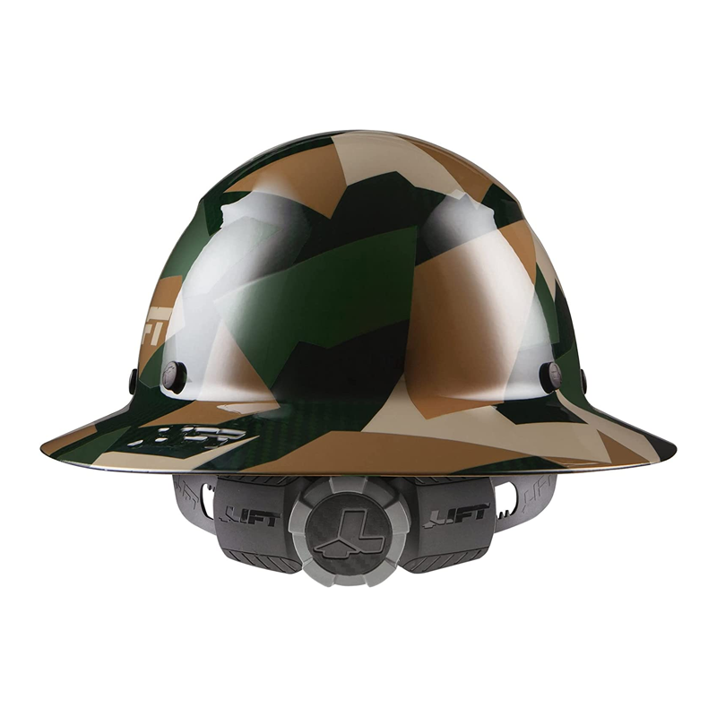 Lift Safety DAX Jungle Carbon Fiber Full Brim Hardhat