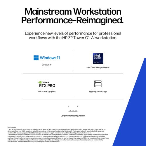 HP Z2 Tower G1i Workstation Desktop PC Wolf Pro Security Edition