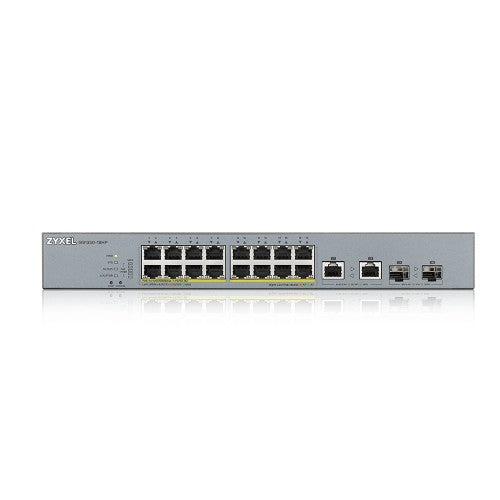 Zyxel GS1350-18HP network switch Managed L2 Gigabit Ethernet (10/100/1000) Power over Ethernet (PoE) Gray