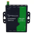 Brainboxes SW-008 network switch Unmanaged Fast Ethernet (10/100) Black, Green