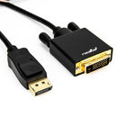Rocstor Y10C155-B1 video cable adapter 70.9" (1.8 m) DisplayPort DVI-D Black