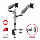 Siig CE-MT3R11-S1 monitor mount / stand 32" Silver Desk