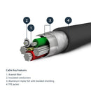 StarTech.com RUSBLTMM2MB lightning cable 78.7" (2 m) Black