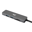 Adesso AUH-4020 laptop dock/port replicator Thunderbolt 3 Aluminum