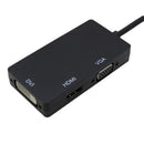 4XEM 4XDPHDMIDVIVGA video cable adapter Black